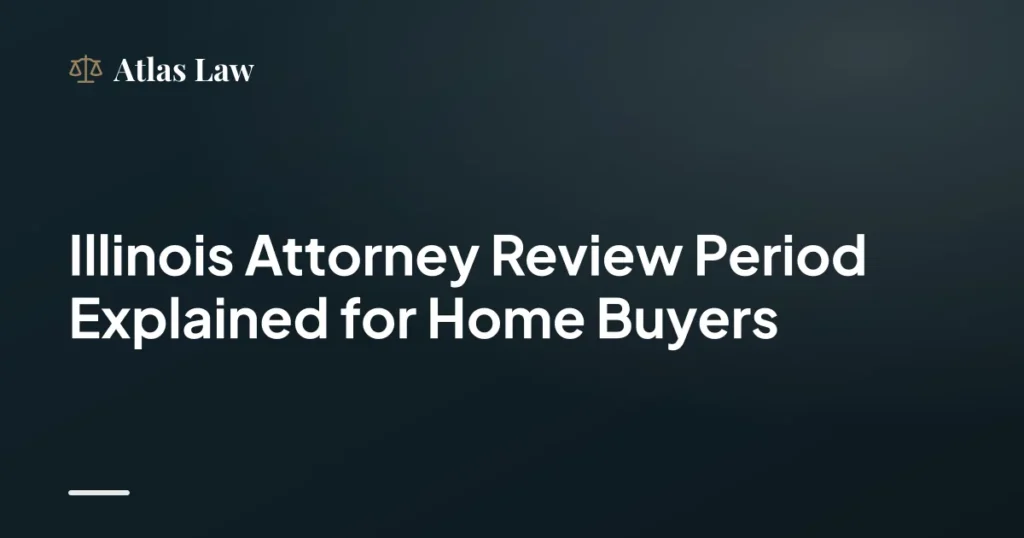Illinois Attorney Review Period Explained for Home Buyers